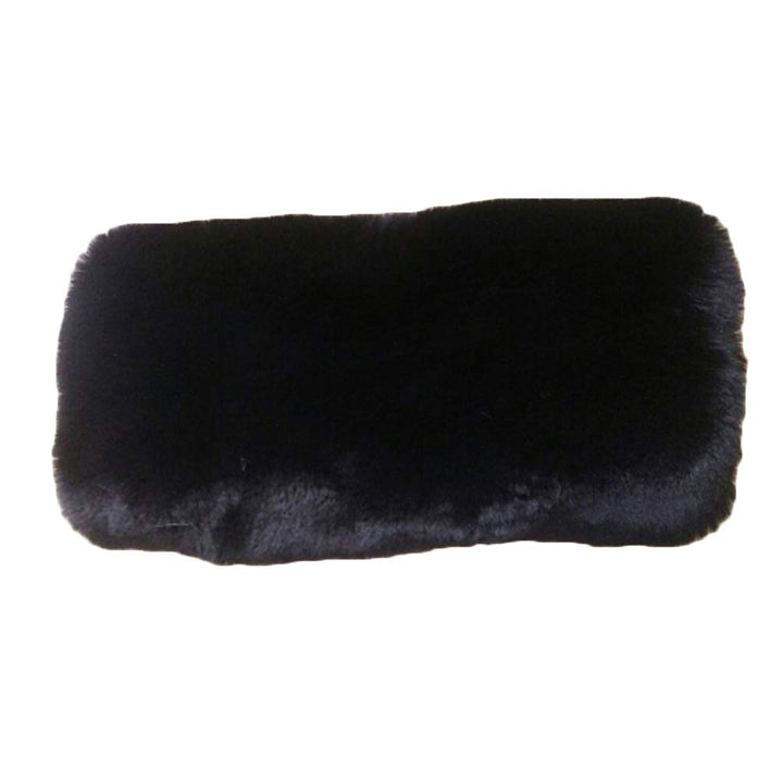 VORCOOL Kunstpelz Hand Muffs Schwarz Warm Kunstpelz Winter Muffs für Männer Mädchen