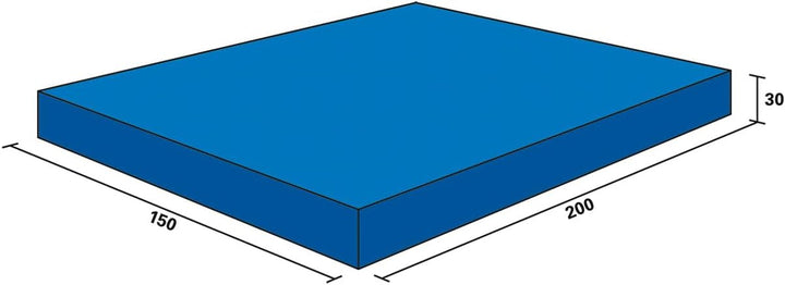 Sport-Tec Weichbodenmatte RG 20 Turnmatte Leichtturnmatte Schulsport Schule 200x150x30 cm, 200x150x3