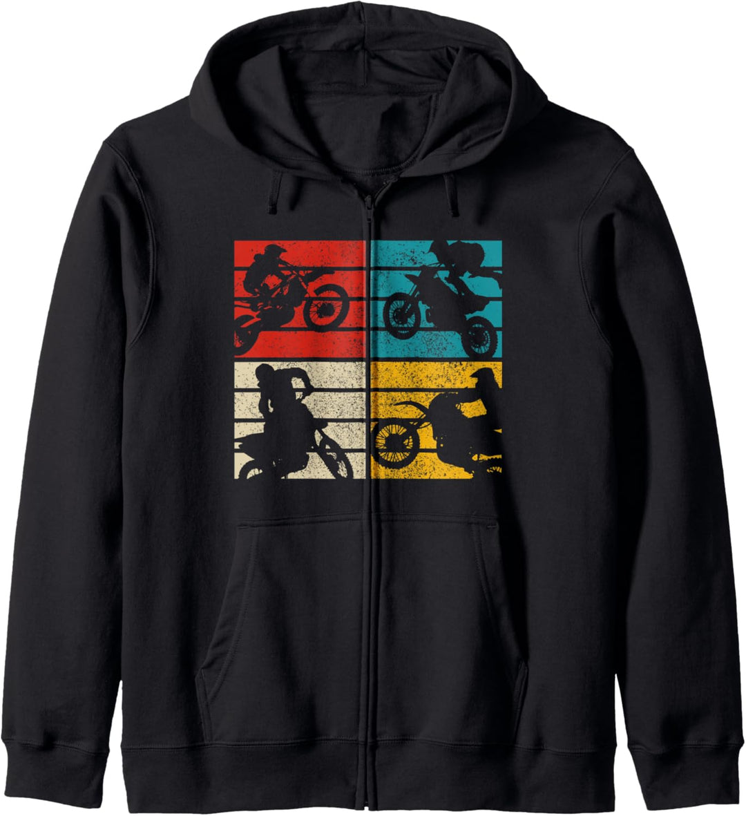 Motocross Vintage Enduro MX Motorrad Biker Geschenk Kapuzenjacke