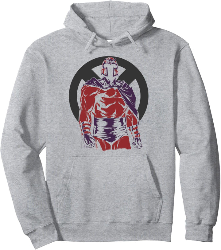Marvel X-Men Magneto Epic Tonal Silhouetted Pullover Hoodie