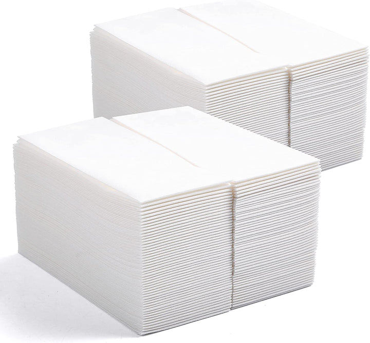 MORGIANA 200 Pack Einweghandtücher, Gästehandtücher aus Leinen, Servietten aus Stoffpapier, Papierha