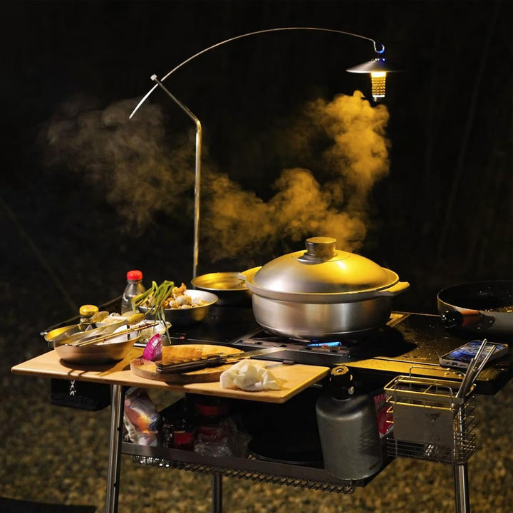 Camping Lichtständer | Faltbarer Campingleuchten Ständer Stab - Verstellbarer Lampenständer Outdoor