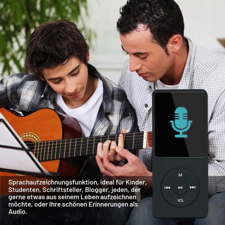 COVVY 8GB Tragbare MP3 Musik Player, Support bis zu 64GB SD Speicherkarte, Lossless Sound HiFi MP3 P