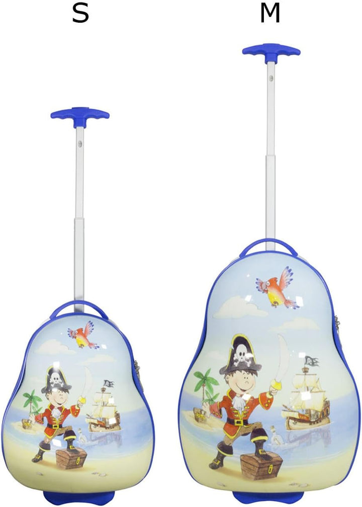 Reise Koffer Trolley für Kinder Mädchen Jungen mit Stabiler Hartschale aus Polycarbonat und tollem M