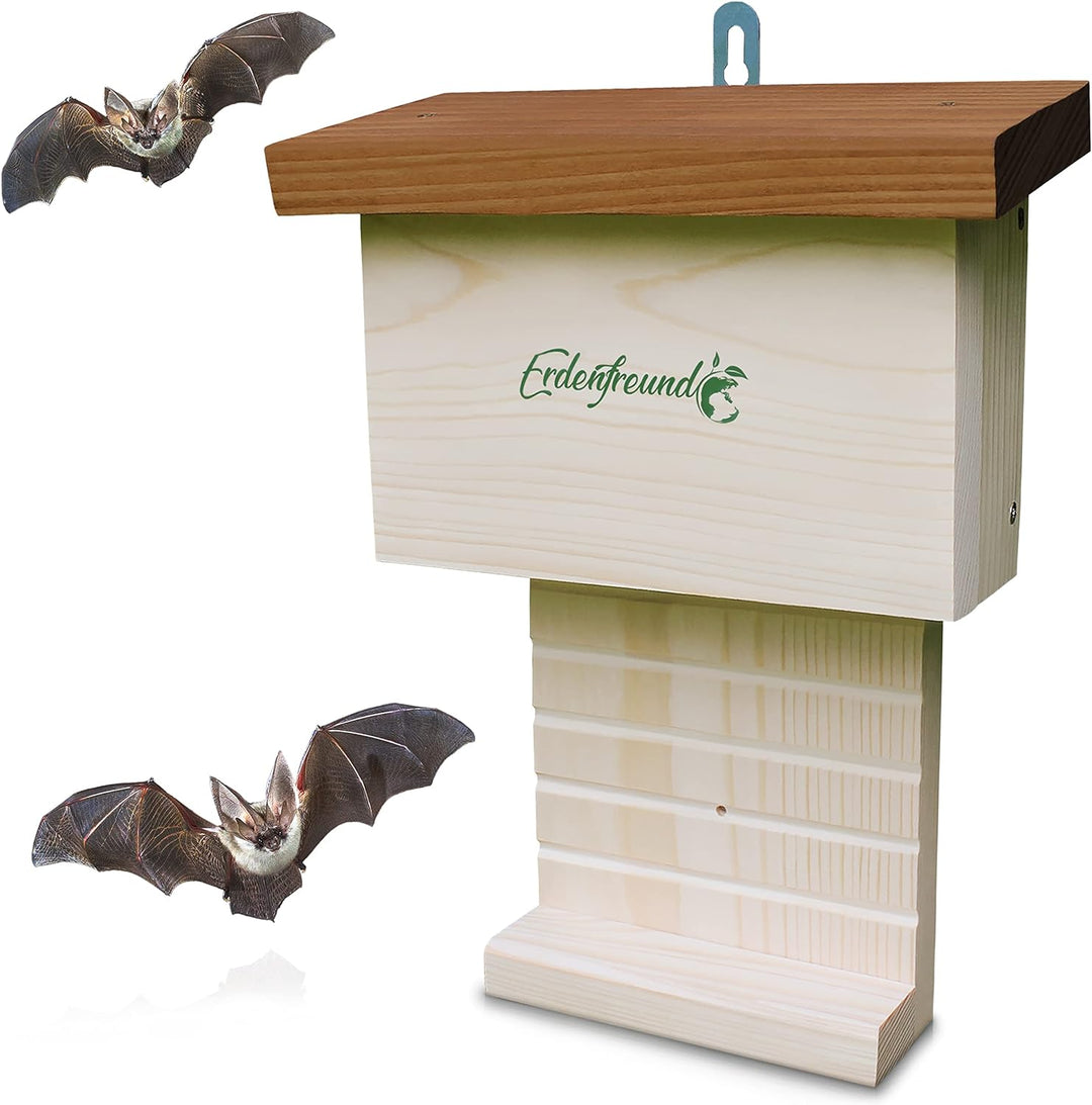 ERDENFREUND® Fledermauskasten handverschraubt gehandicapte Menschen aus der Pfalz - 2 cm FSC-Massivh