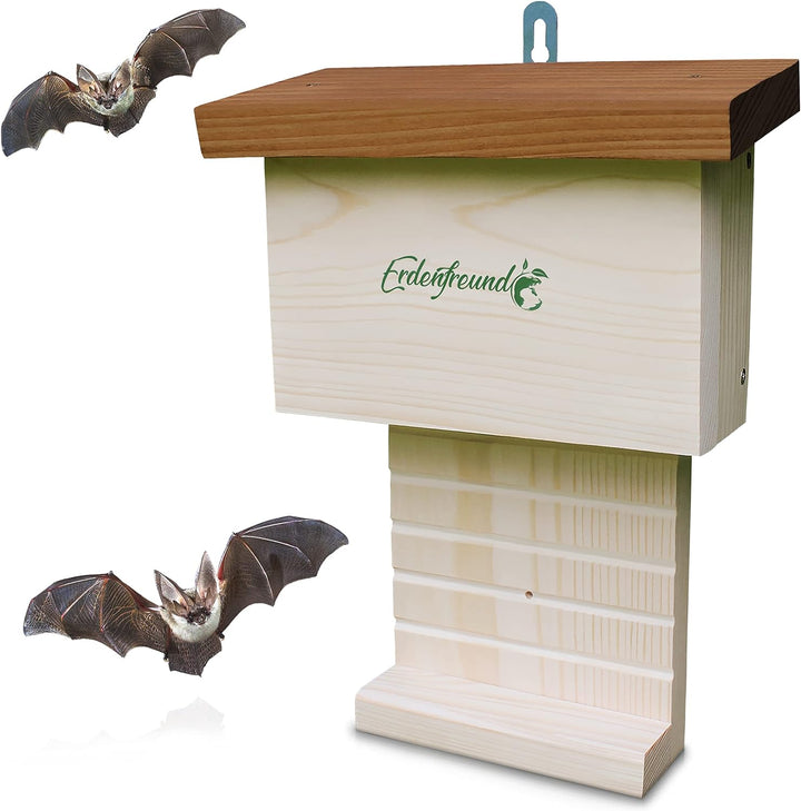 ERDENFREUND® Fledermauskasten handverschraubt gehandicapte Menschen aus der Pfalz - 2 cm FSC-Massivh