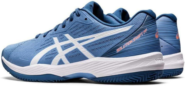 ASICS Herren Solution Swift Ff Clay Sneaker, 43.5 EU Blau Harmony Weiß