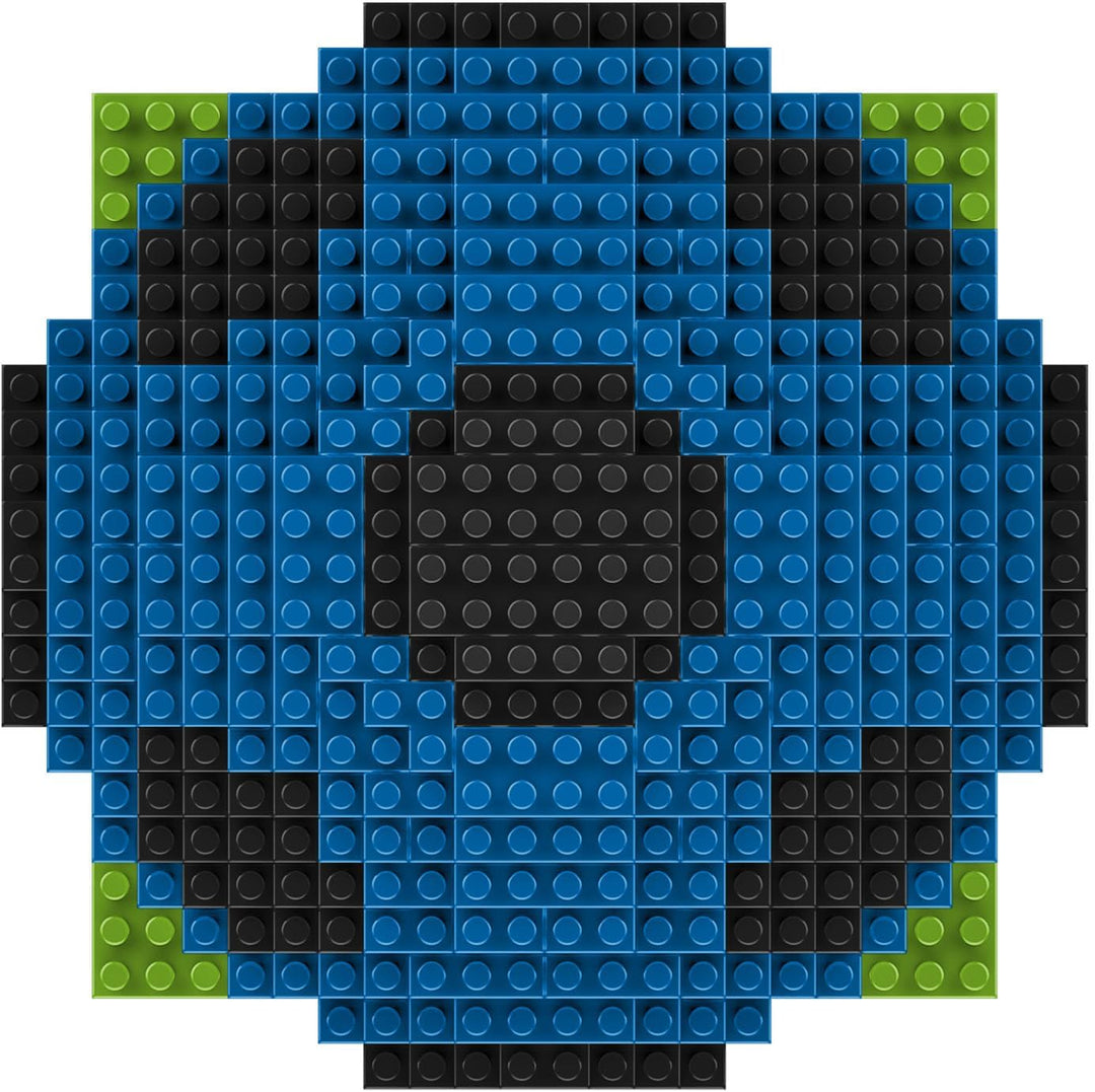 FOCO Offizielles Lizenzprodukt Club Brugge KV BRXLZ-Steine 3D-Fussball BAU-Set, Club Brugge Kv