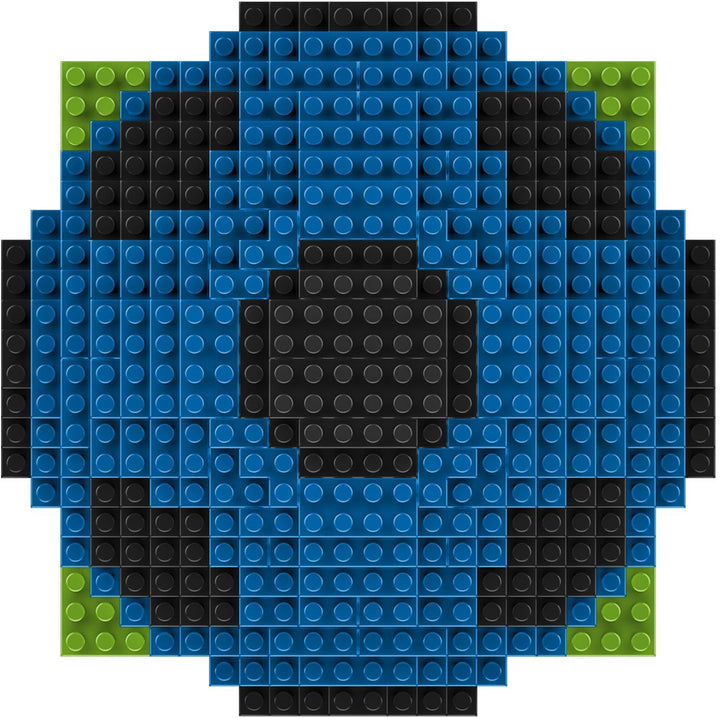 FOCO Offizielles Lizenzprodukt Club Brugge KV BRXLZ-Steine 3D-Fussball BAU-Set, Club Brugge Kv