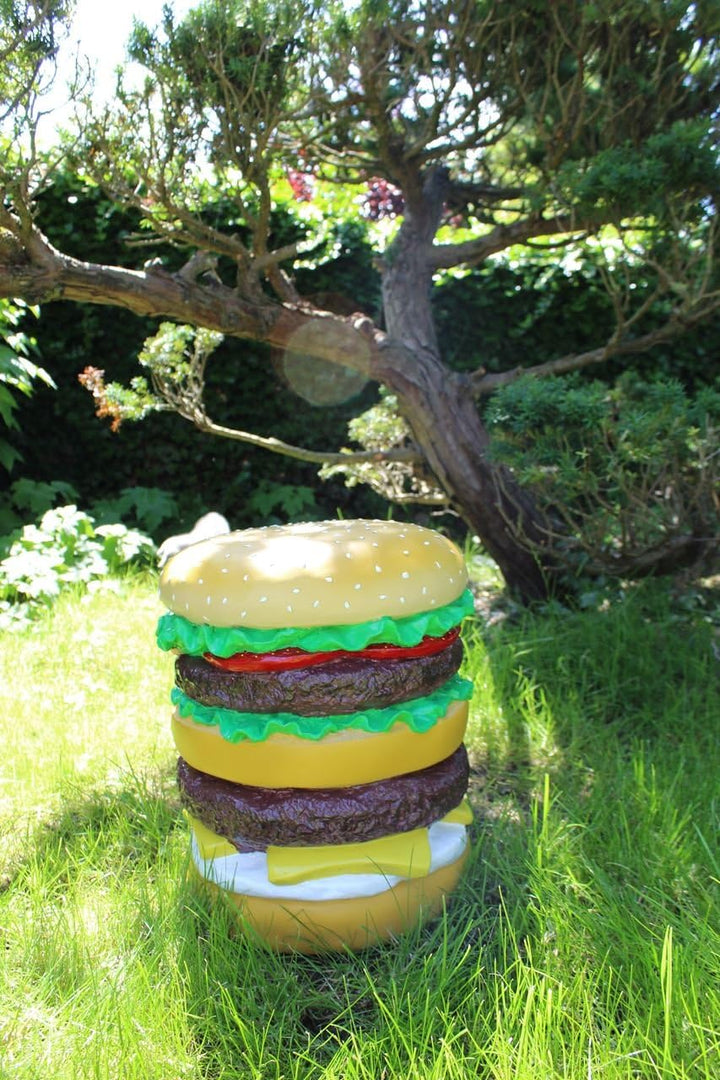 Rotary Hero Hamburger Lustiger Design Hocker Fussbank Schemel Beistelltisch - Für Haus Büro Schlafzi