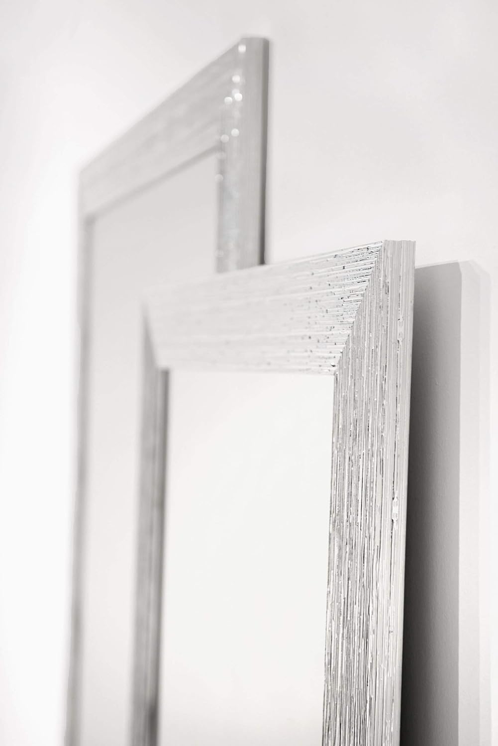 nielsen HOME Wandspiegel Chiara, Silber Weiss, ca. 50x70 cm Silver White 50 x 70 cm, Silver White 50