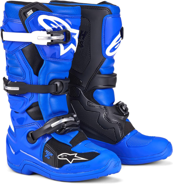 Alpinestars Unisex-Child Tech 7S Youth Boots Blau 40.5 EU, Blau 40.5 EU