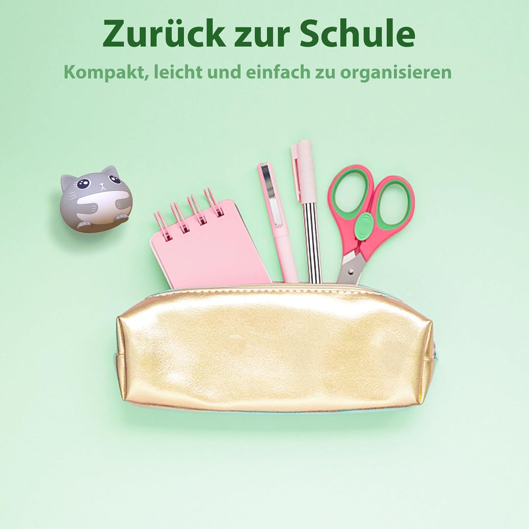 Kinder Kopfhörer Bluetooth, 30 Stunden Spielzeit, Niedliche Katze, Sichere Lautstärke 85 dBA, Blueto