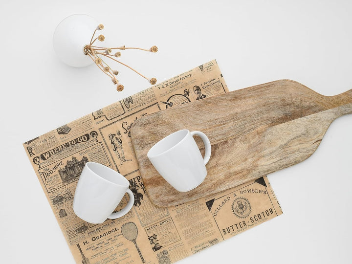 CreaTable 12328, Serie Victoria weiss, Geschirrset Kaffeebecher 30cl 6 teilig Kaffeebecher 6 teilig,