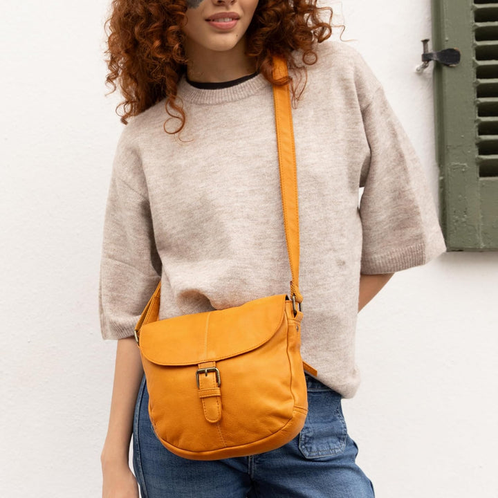 Gusti Handtasche Leder - Candice Damen Umhängetasche Schultertasche Partytasche Henkeltasche Festiva