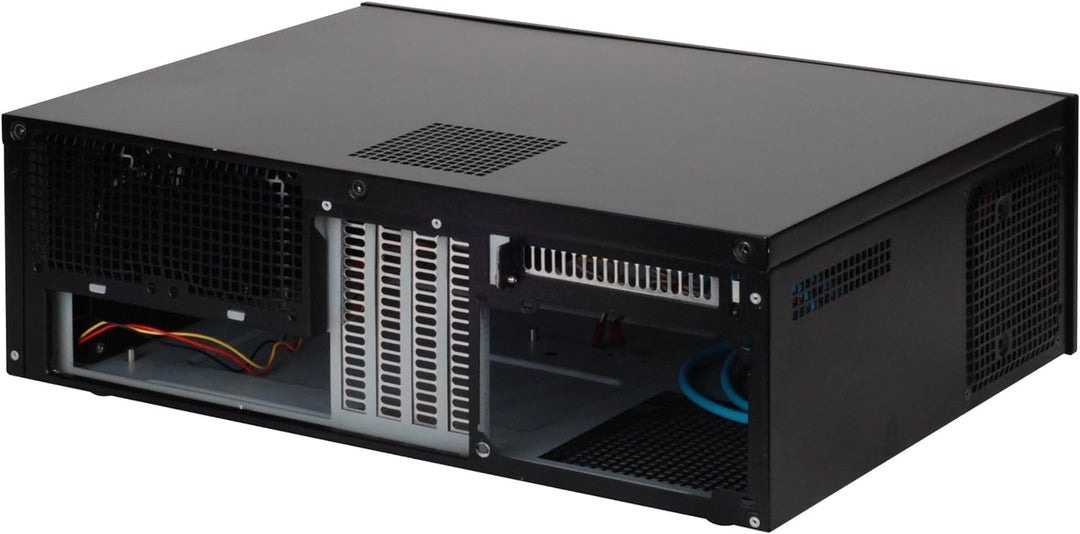 SilverStone SST-GD04B USB 3.0 - Grandia HTPC Micro ATX Desktop Gehäuse mit hochleistungsfähigem und