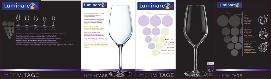 Luminarc Hermitage 9202603 Sektflöte, 160 ml, 6 Stück 6 Tassen 16 cl Modell Hermitage, 6 Tassen 16 c