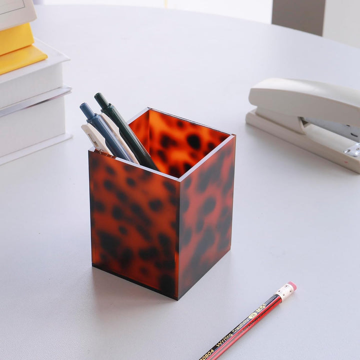 Glas Make up Pinselhalter Vintage Kosmetik Organizer zur Aufbewahrung von Pinsel, Eyeliner, Lippenst