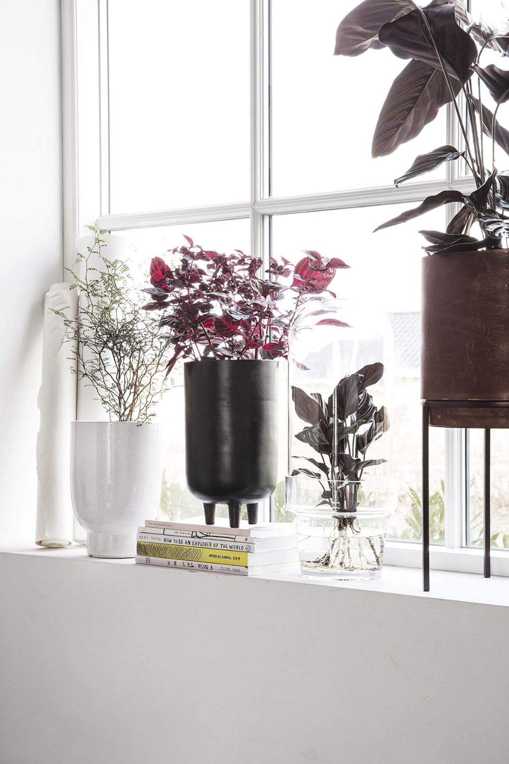 House Doctor - Jang Flowerpot - 26 cm (211150810) H: 26 cm, Dia: 15 cm Schwarz, H: 26 cm, Dia: 15 cm