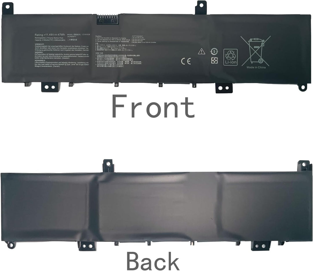 C31N1636 0B200-02580100 0B200-02580000 0B200-02580200 Laptop Batterie Ersatz für Asus VivoBook Pro 1