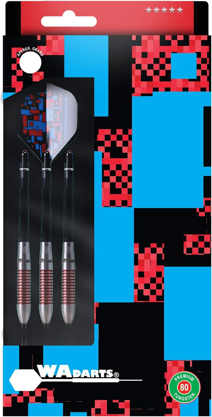 WA Darts Steeldartpfeile Red Torpedo 80% Tungsten 23g