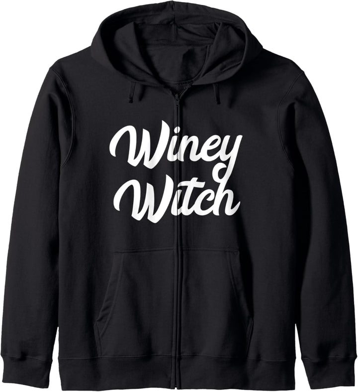 Winey Witch I Lustiges Halloween Wein Hexe Kapuzenjacke
