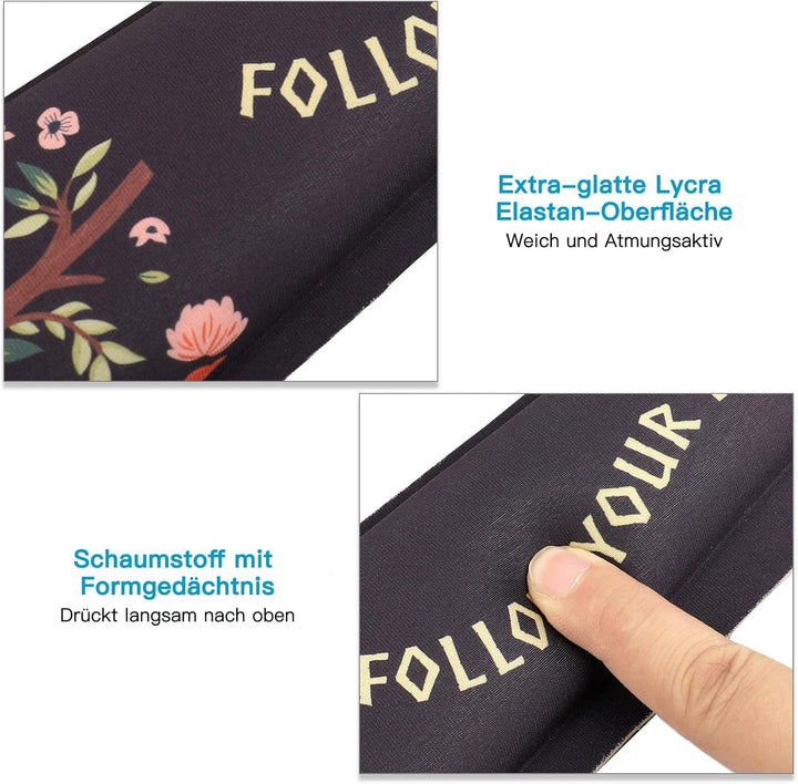 AOKSUNOVA Ergonomisch Mauspad mit Spruch Handgelenkauflage Tastatur Mousepad &amp; Tastatur Handgelenkst
