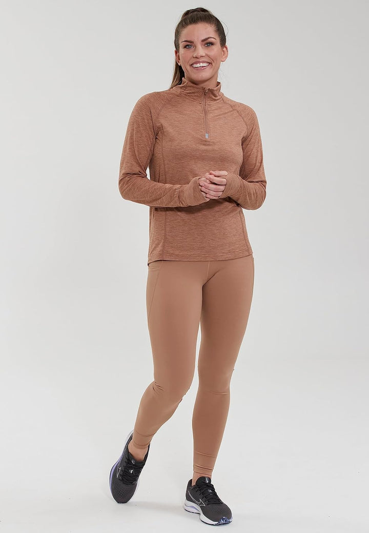 Damen Canna V2 Performance Sweatshirt, 5133 Beaver Fur