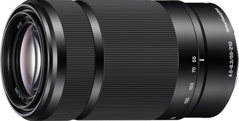 Sony SEL-55210 Tele-Zoom-Objektiv (55-210 mm, F4.5–6.3, OSS, APS-C, geeignet für A6000, A5100, A5000