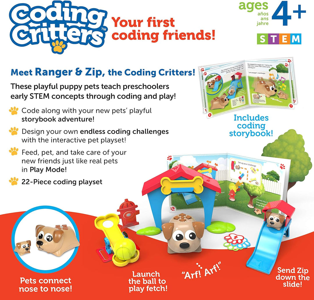 Learning Resources Coding Critters – Programmierbare Haustiere: Ranger & Zip, Ranger & Zip