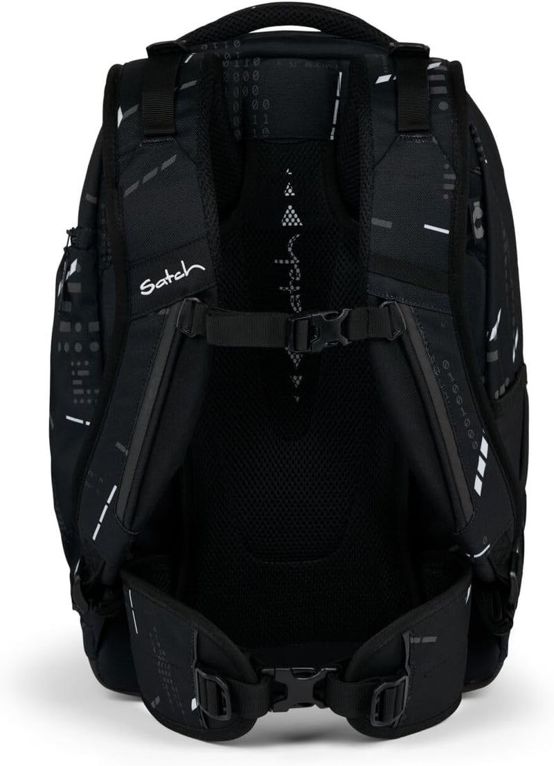 satch Match Schulrucksack Set 3tlg. inkl. Schlamperbox und Sporttasche Ninja Matrix, Ninja Matrix