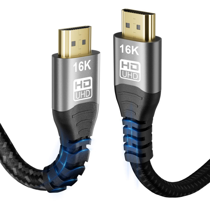 CAKOBLE hdmi 2.2 kabel 1.5m - 96Gbps Ultra Hochgeschwindig | 16K@60Hz, 8K@240Hz, 4K@480Hz | eARC, HD