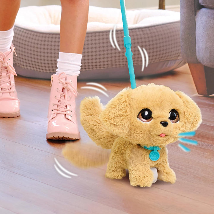 Just Play furReal Wag-A-Lots Golden Retriever, interaktives, 20,3 cm grosses, laufendes und sprechen