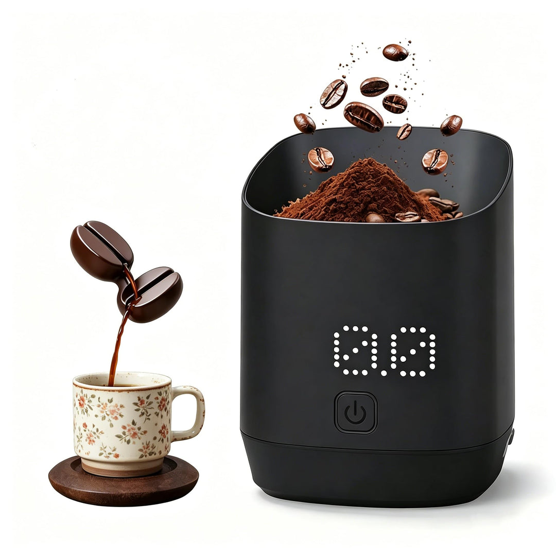 Kaffeewaage Siebträger 500g, digitale Feinwaage mit LED, 0.1g | Wiederaufladbar (USB-C), Tara-Funkti