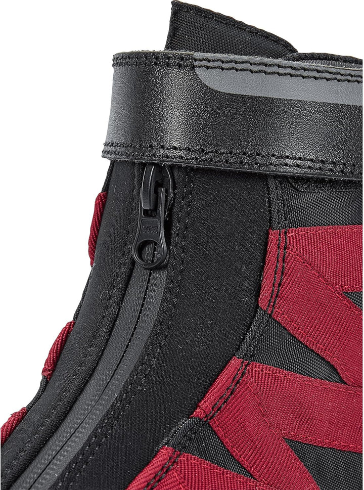 Pharao Siljan WP Damen Motorradschnürstiefel - Wasserdicht - Kurz - Schwarz, Schwarz 40 EU