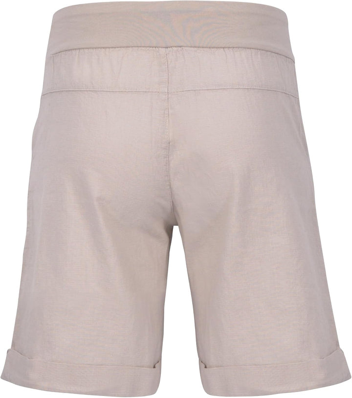 Malito Damen Bermuda aus Leinen - lässige Kurze Hose - Shorts für den Strand - leichte Pants - Hotpa