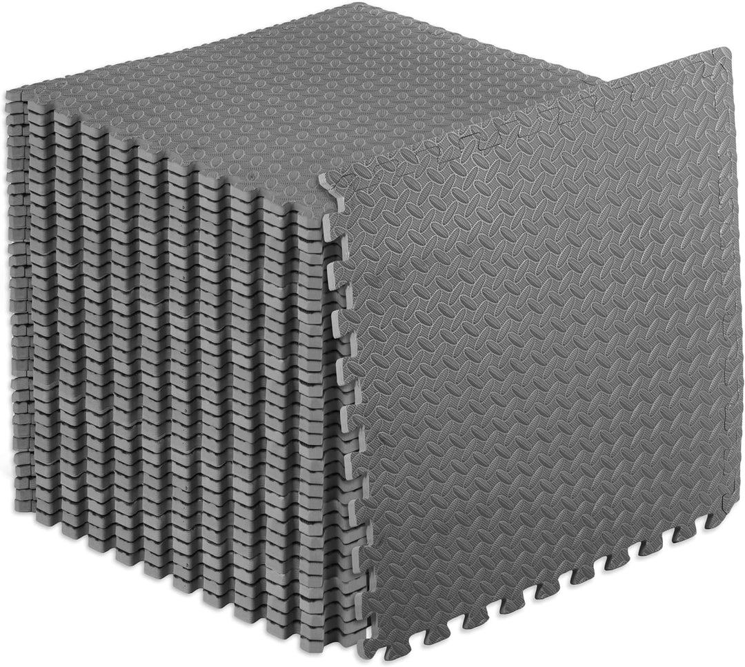 ProsourceFit Puzzlematte 1,2 cm dick – 13,4 m² - 36 Ineinandergreifende EVA Bodenschutzmatten – Bode