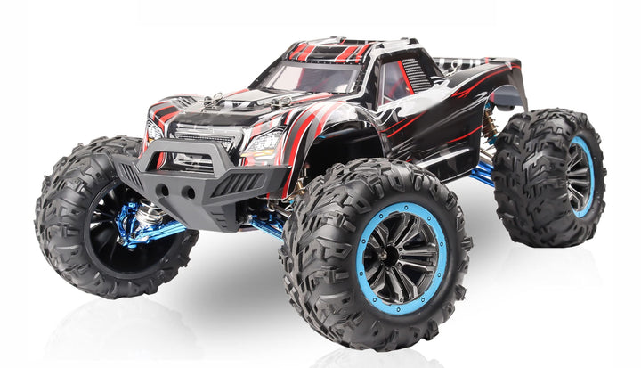 Amewi 22569 Crusher Monstertruck brushless 4WD 1:10 80km/h RTR, Schwarz-rot