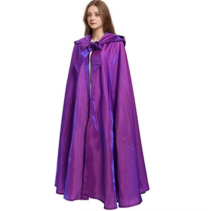 GRACEART Unisex Gotisch Lose Umhang mit Kapuze Mantel Poncho Kap Lila(polyester), Lila(polyester)