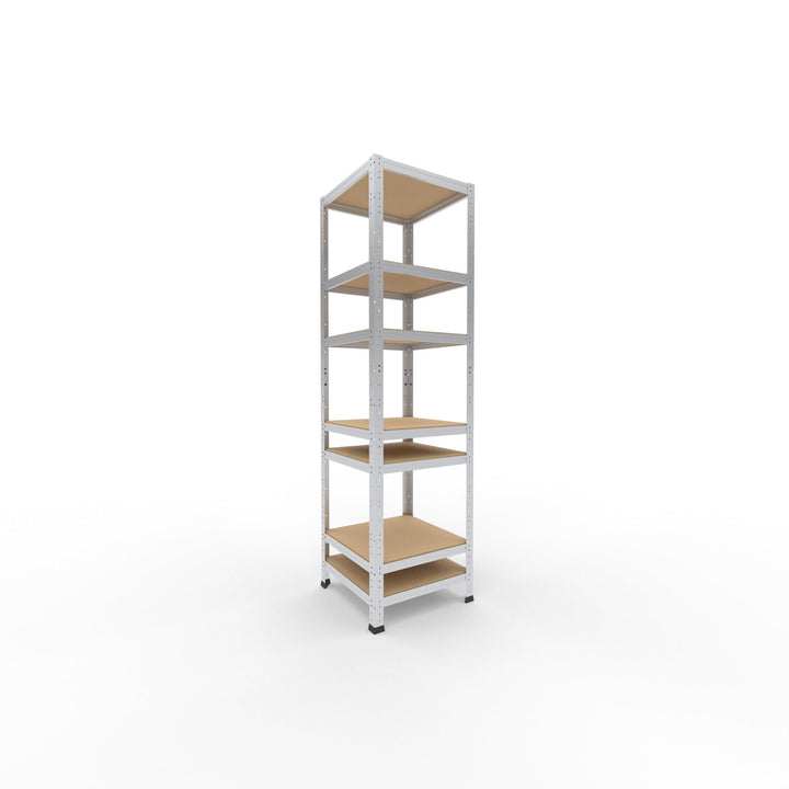 shelfplaza® 180x50x50cm Home Schwerlastregal verzinkt/Metallregal mit 7 Böden/Kellerregal Metall, Ga