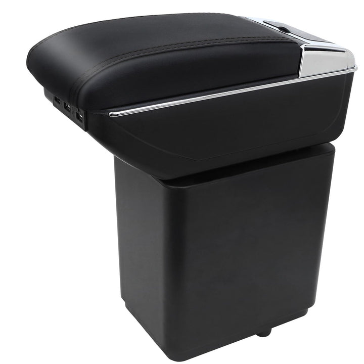 für Berlingo 2010-2020 Armlehne Mittelkonsole Aufbewahrungsbox Drehbar Mit Getränkehalter Doppelschi