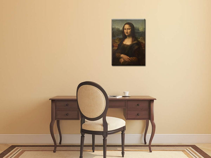Kunstdruck auf Leinwand - Mona Lisa (La Gioconda) cm. 50x70 - Wanddeko, Canvas, cm. 50x70