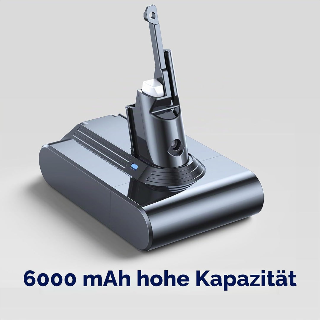 V7 Akku, 6000mAh Ersatzakku für Dyson V7 Motorhead SV11 Trigger Animal Fluffy Original Cord Free Sta