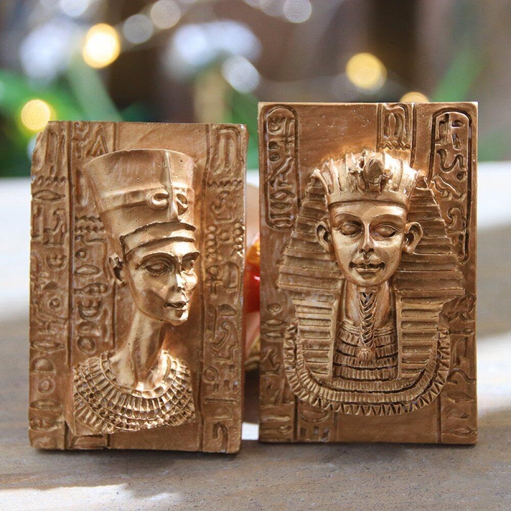 Ägypten Sphinx Pharaoh Silikonform 4 Stück Pharaoh Göttin Form Süssigkeitenform für Polymer Clay Süs