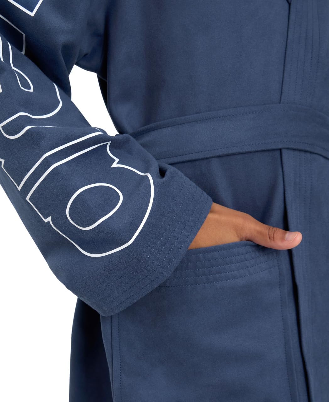 ARENA Jungen Zeal Plus Jr Bademäntel (1er Pack) 8-9 Jahre NAVY-WHITE, 8-9 Jahre NAVY-WHITE