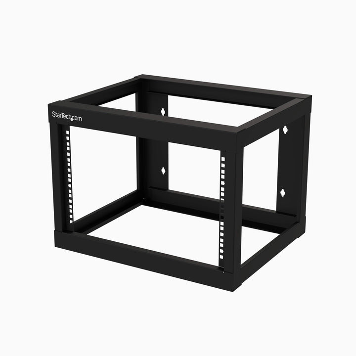 StarTech.com 6HE 19 Zoll Wand Netzwerk Rack - 2 Pfosten, 48cm tief mit offener Rahmen, für AV/IT/Kom