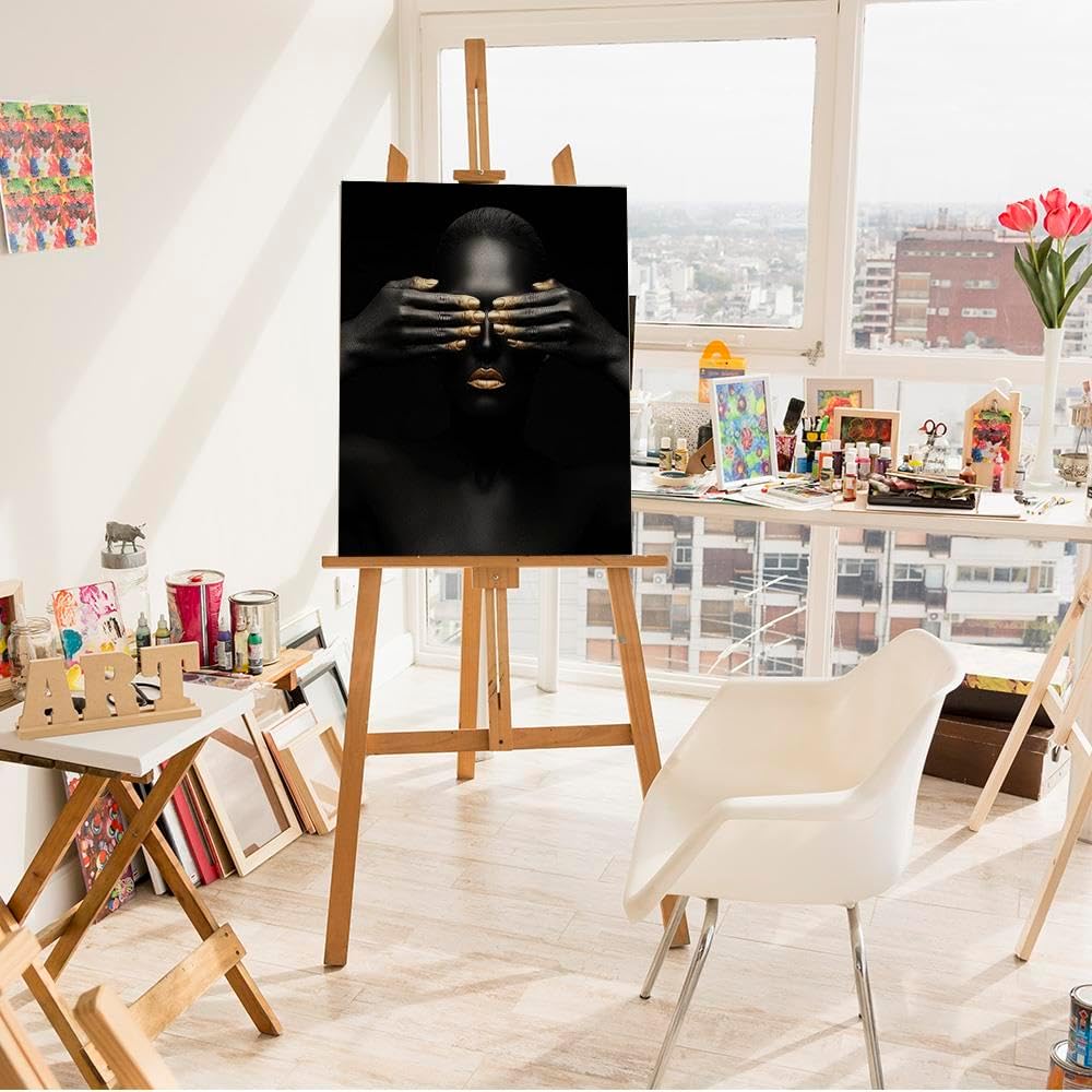 Artnapi Malen nach Zahlen Erwachsene mit Rahmen | DIY Handgemalt | Dunkelheit | Kit für Anfänger und
