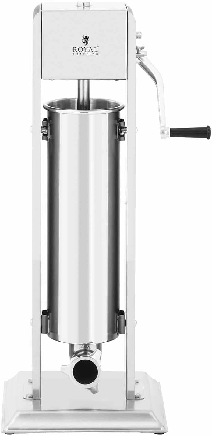Royal Catering RCWV-7L Wurstfüller vertikal Wurstfüllmaschine Wurstspritze Wurstpresse Edelstahl 7 L