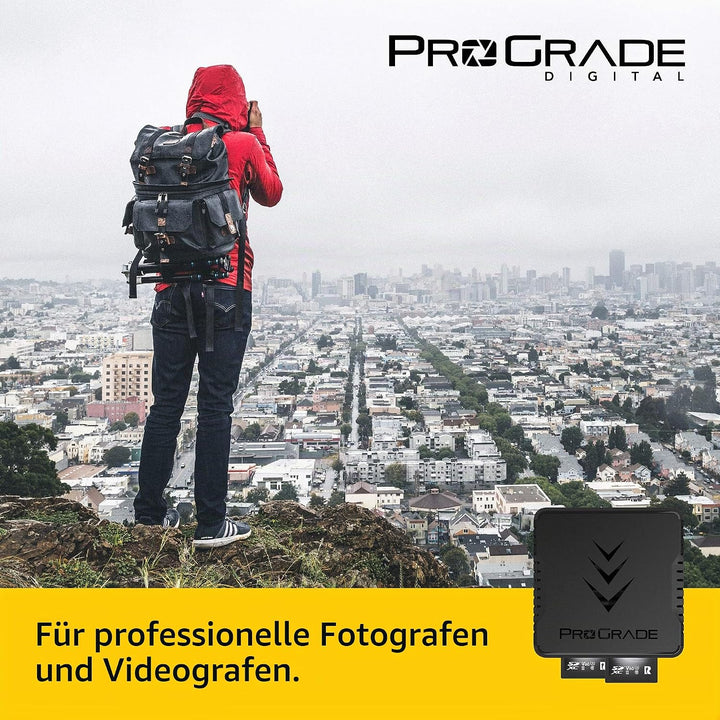 ProGrade Digital SD UHS-II Dual-Slot Speicherkartenleser | USB 3.2 Gen 2 für professionelle Filmemac