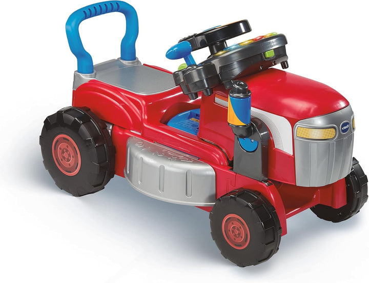 Vtech Baby - Babys 3-in-1 Traktor und Rasenmäher – Interaktives Spielzeug mit Musik, Geräuschen und